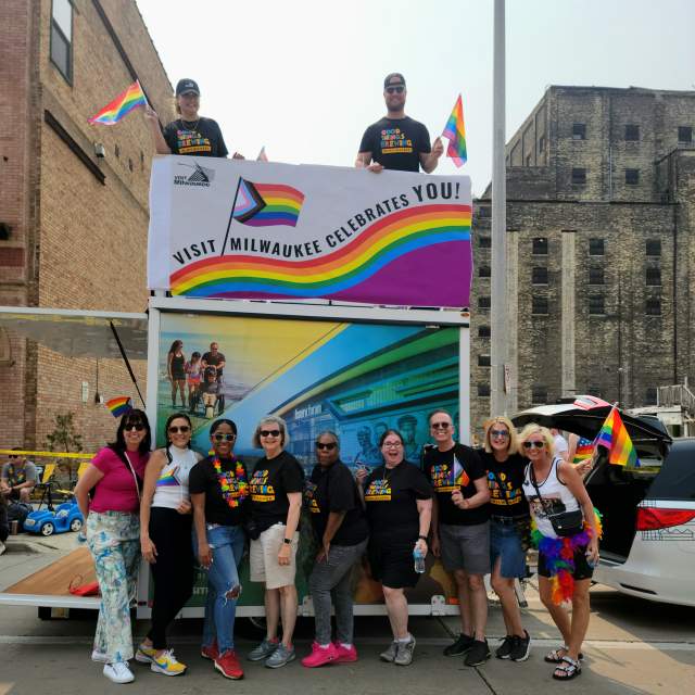 VISIT Milwaukee Staff Photo at Pride
