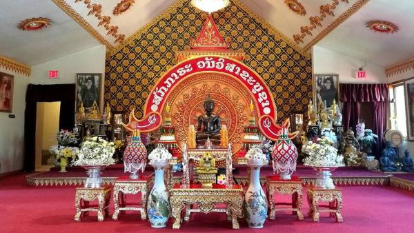 buddhist temple interior